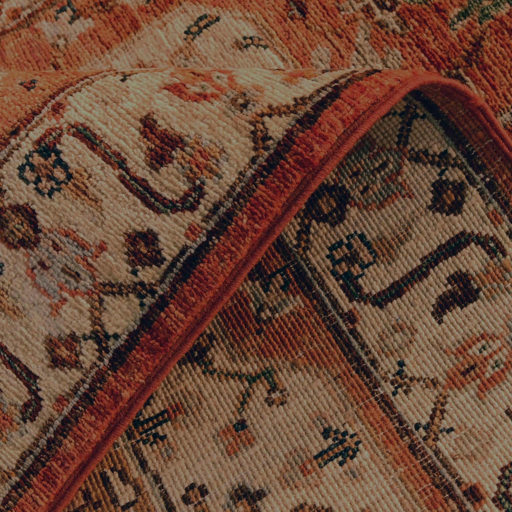 2' 7 x 6' 9 Hand Knotted Mamluk Ziegler Runner Rug
