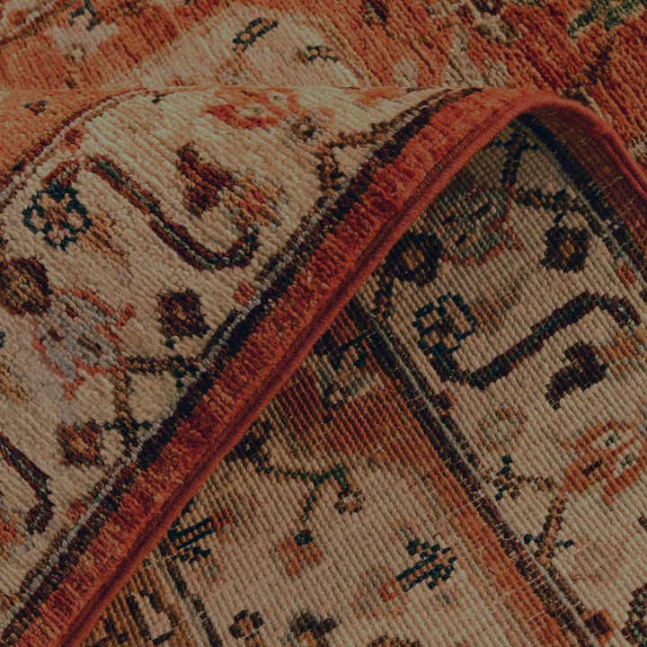 2' 7 x 6' 9 Hand Knotted Mamluk Ziegler Runner Rug