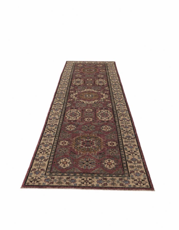 Detail image of 2' 7 x 10' Hand Knotted Mamluk Ziegler Runner Rug