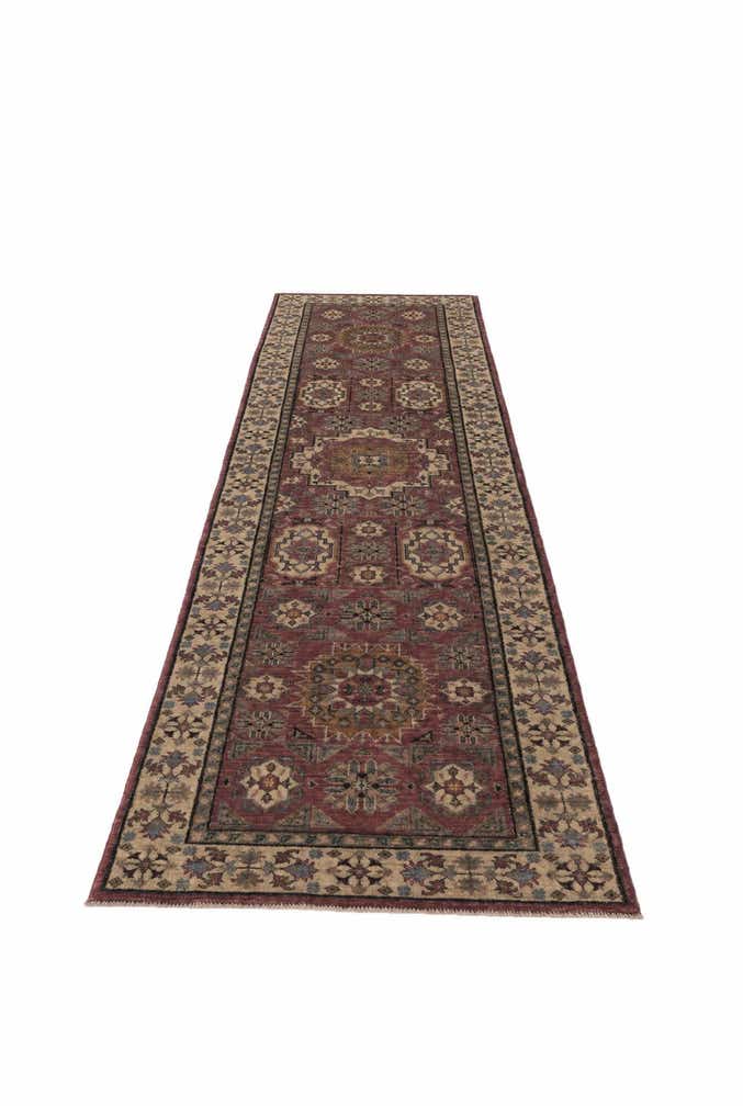 2' 7 x 10' Hand Knotted Mamluk Ziegler Runner Rug