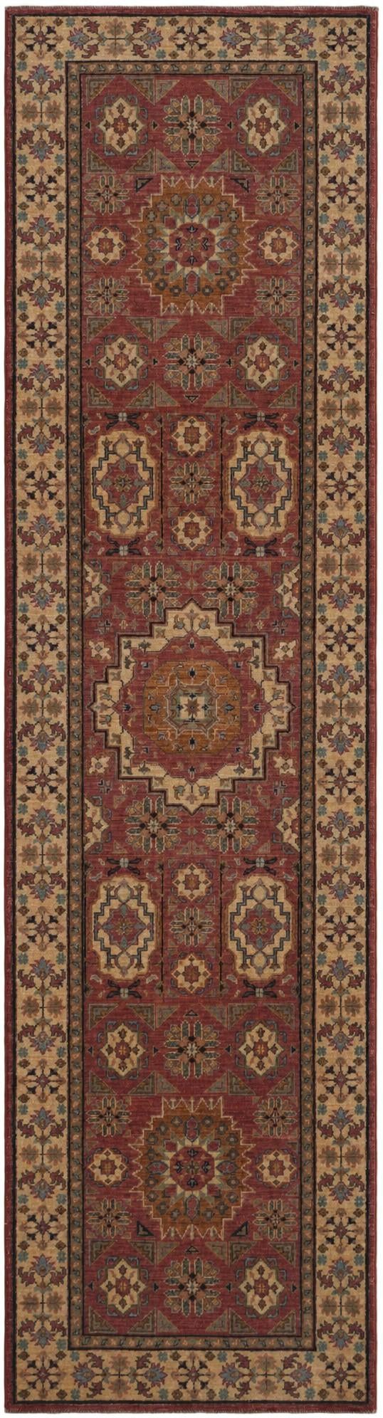 2' 7 x 10' Hand Knotted Mamluk Ziegler Runner Rug