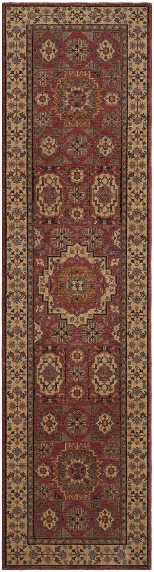 2' 7 x 10' Hand Knotted Mamluk Ziegler Runner Rug