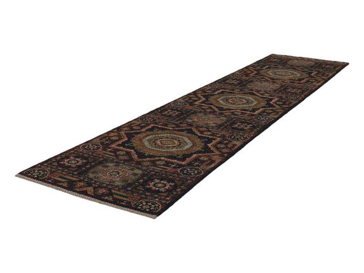 2' 7 x 11' 10 Hand Knotted Mamluk Ziegler Runner Rug