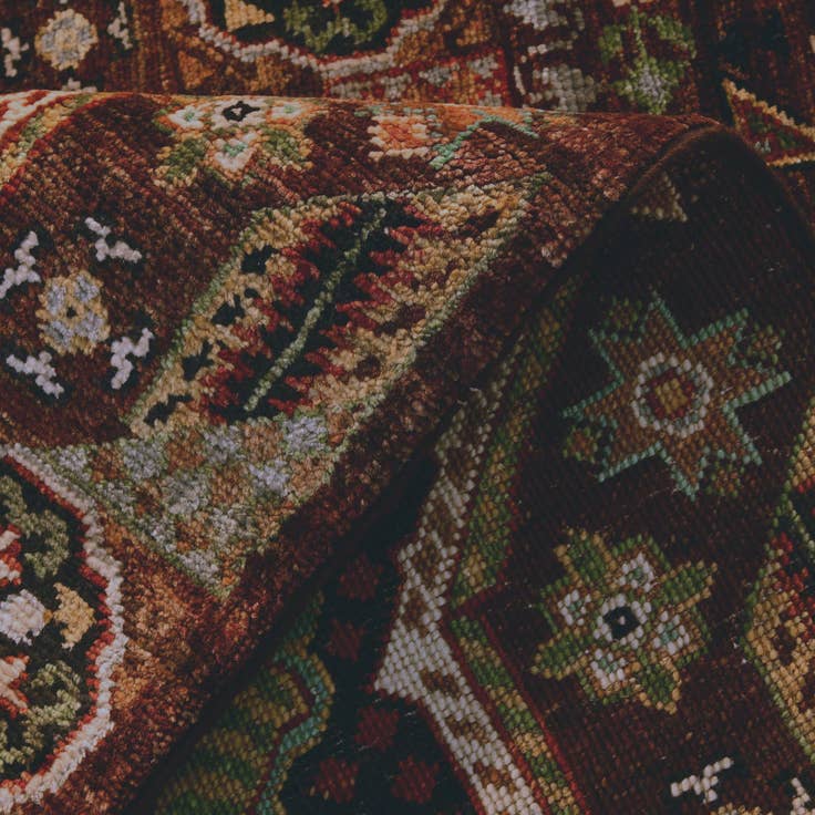 Detail image of 2' 7 x 11' 10 Hand Knotted Mamluk Ziegler Runner Rug