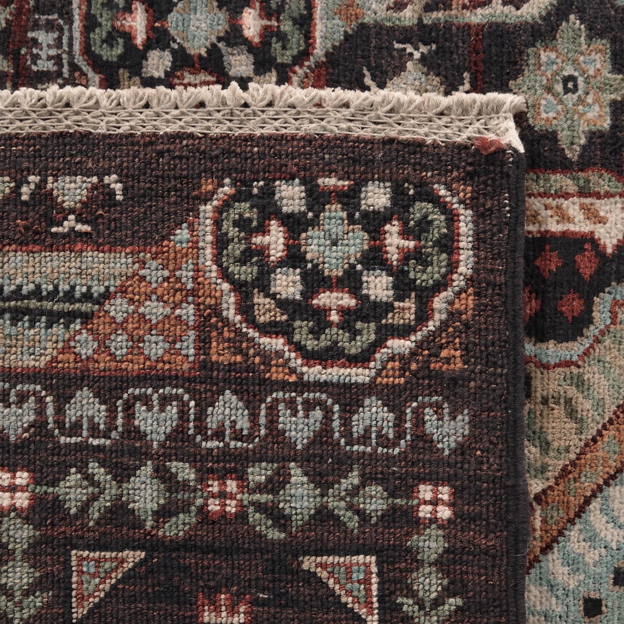 80cm x 360cm Hand Knotted Mamluk Ziegler Runner Rug