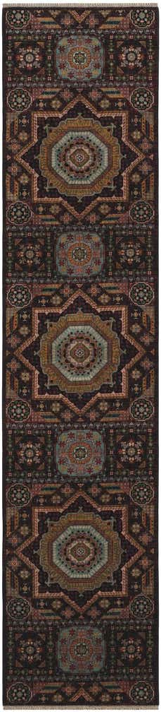 2' 7 x 11' 10 Hand Knotted Mamluk Ziegler Runner Rug