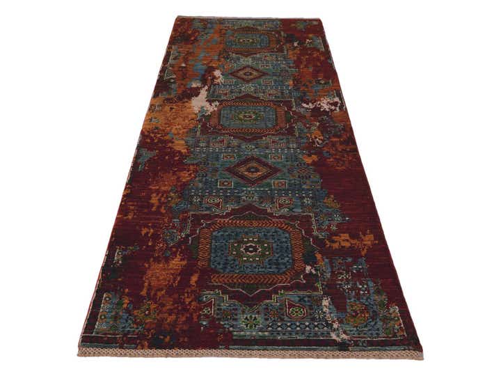 2' 10 x 8' 4 Hand Knotted Mamluk Ziegler Runner Rug