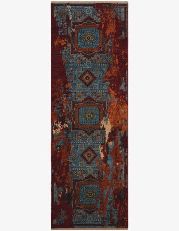2' 10 x 8' 4 Hand Knotted Mamluk Ziegler Runner Rug