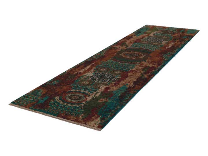 2' 9 x 9' 11 Hand Knotted Mamluk Ziegler Runner Rug