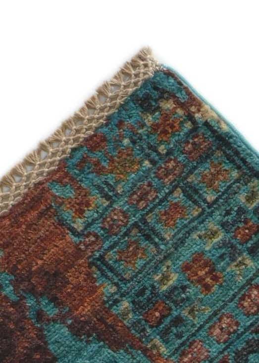 2' 9 x 9' 11 Hand Knotted Mamluk Ziegler Runner Rug