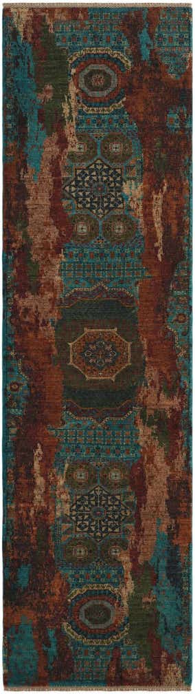 2' 9 x 9' 11 Hand Knotted Mamluk Ziegler Runner Rug