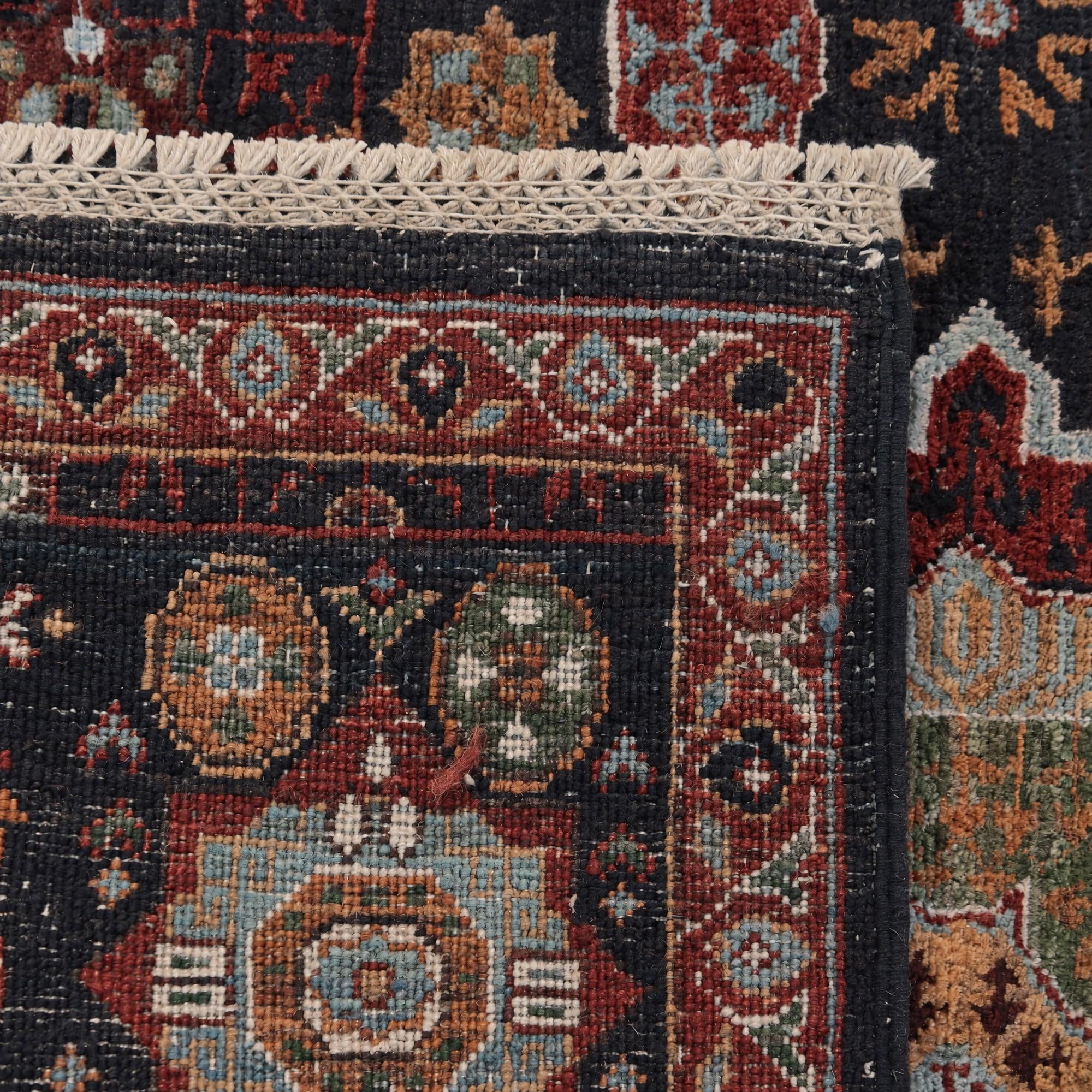2' 7 x 9' 11 Hand Knotted Mamluk Ziegler Runner Rug