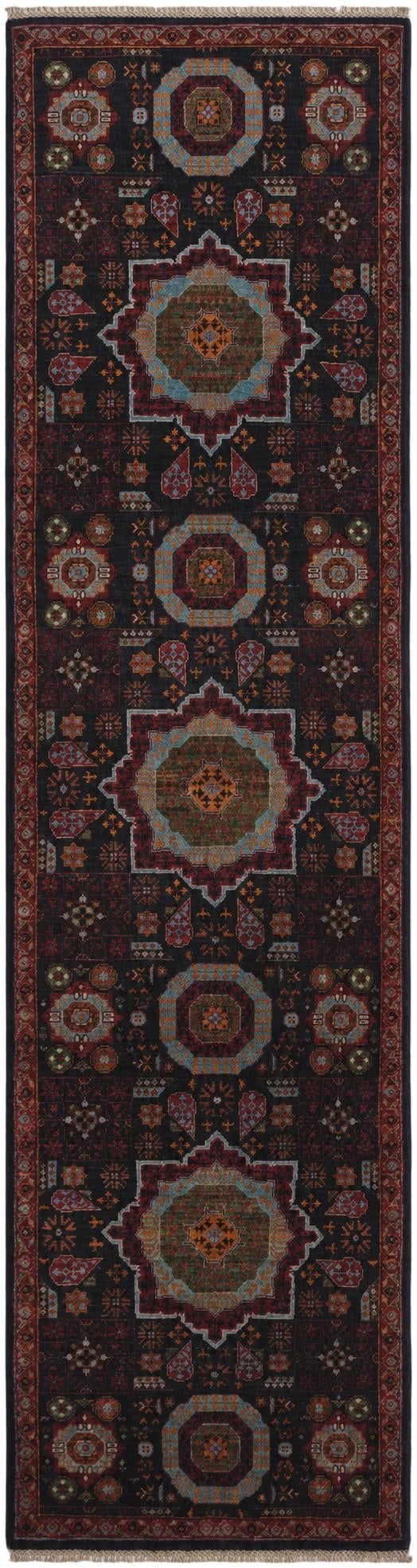2' 7 x 9' 11 Hand Knotted Mamluk Ziegler Runner Rug