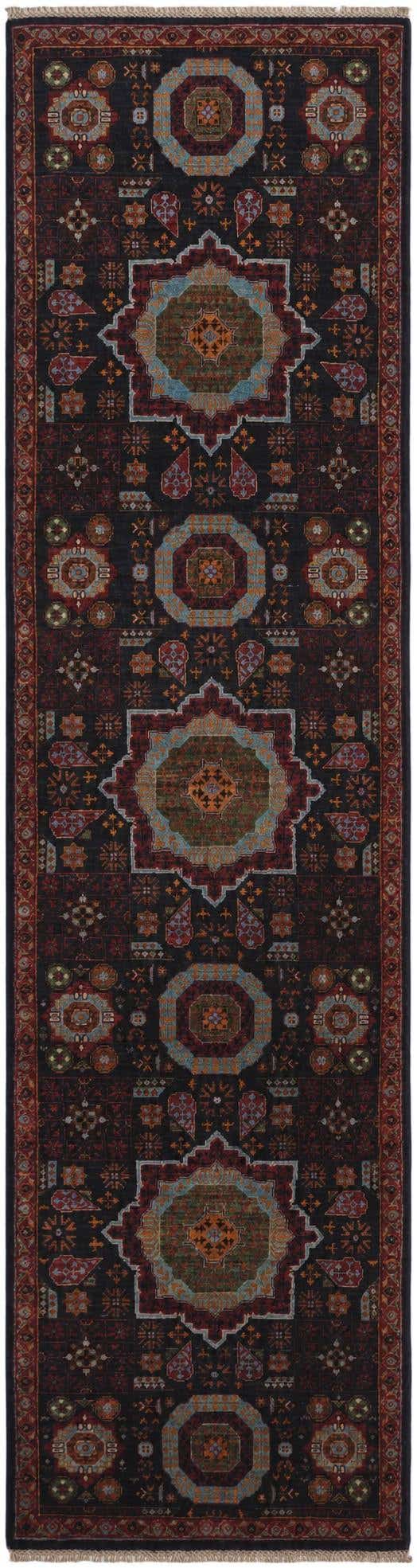 2' 7 x 9' 11 Hand Knotted Mamluk Ziegler Runner Rug