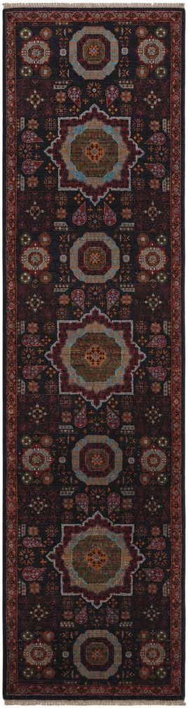 2' 7 x 9' 11 Hand Knotted Mamluk Ziegler Runner Rug
