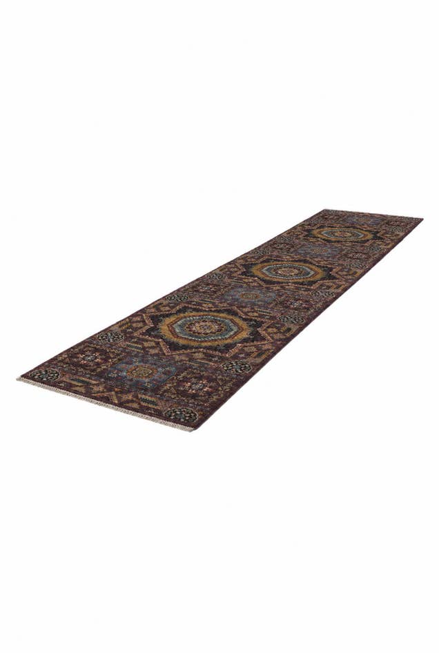 Detail image of 2' 9 x 11' 10 Hand Knotted Mamluk Ziegler Runner Rug