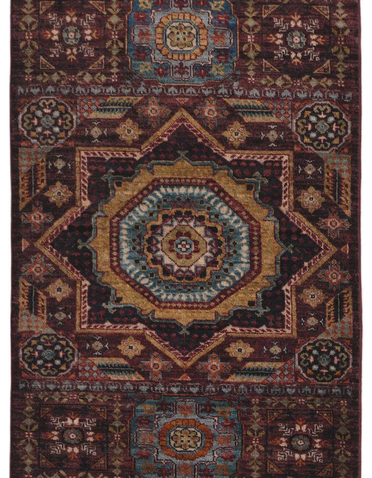 Detail image of 2' 9 x 11' 10 Hand Knotted Mamluk Ziegler Runner Rug