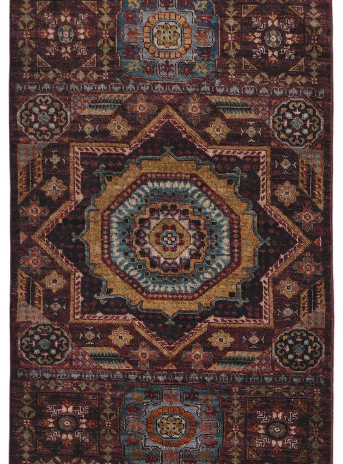 Detail image of 2' 9 x 11' 10 Hand Knotted Mamluk Ziegler Runner Rug