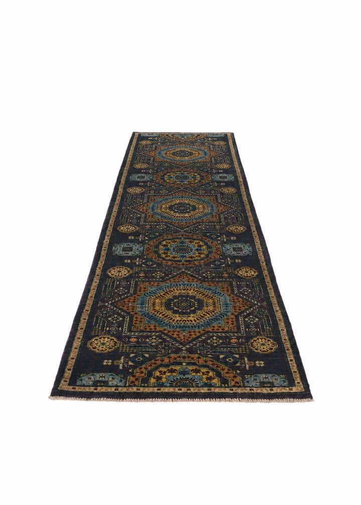 2' 9 x 9' 11 Hand Knotted Mamluk Ziegler Runner Rug