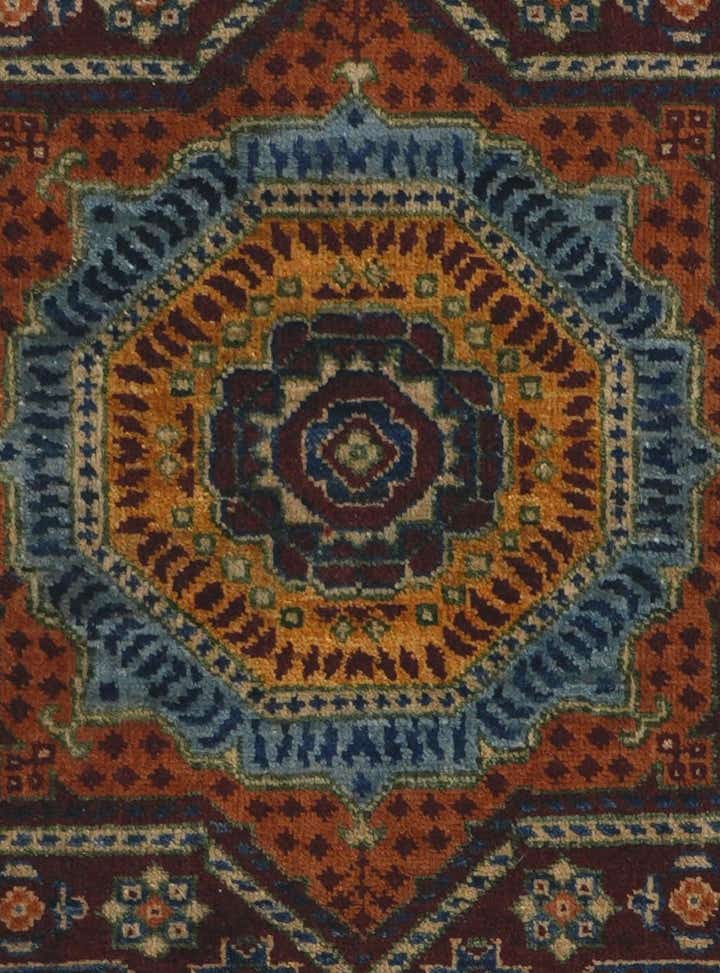2' 9 x 9' 11 Hand Knotted Mamluk Ziegler Runner Rug