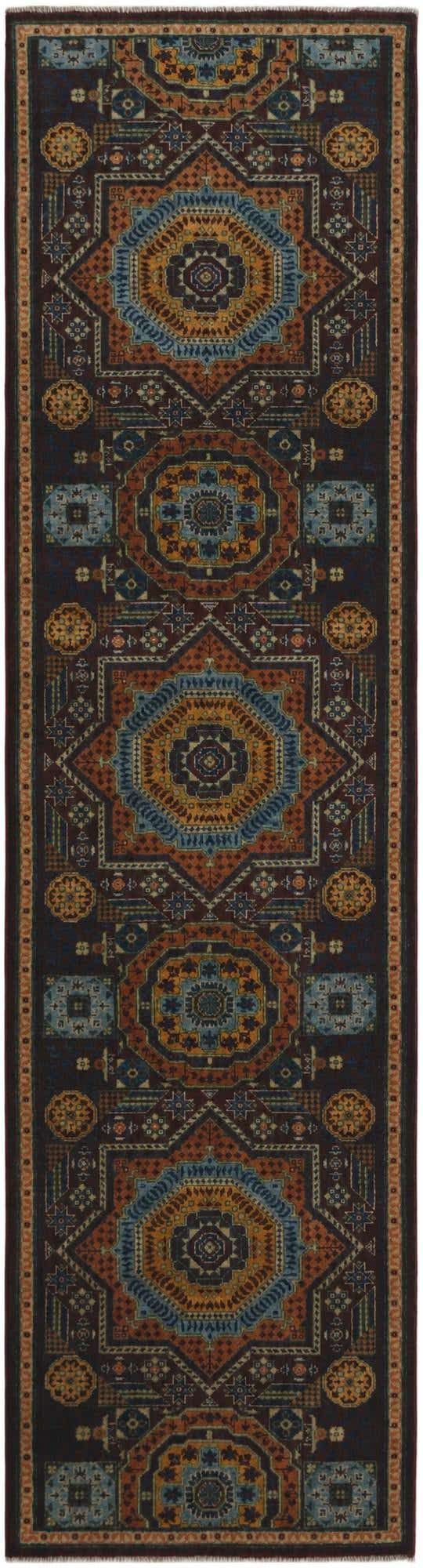 2' 9 x 9' 11 Hand Knotted Mamluk Ziegler Runner Rug