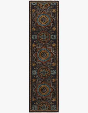 2' 9 x 9' 11 Hand Knotted Mamluk Ziegler Runner Rug