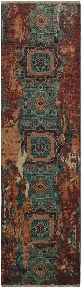 2' 11 x 10' 3 Hand Knotted Mamluk Ziegler Runner Rug