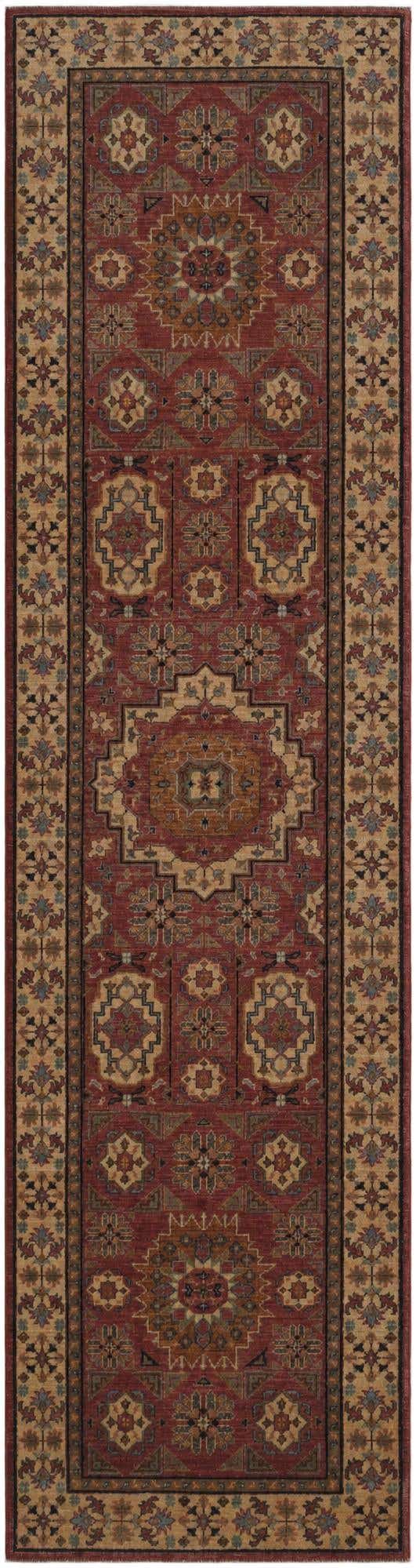 2' 7 x 10' Hand Knotted Mamluk Ziegler Runner Rug