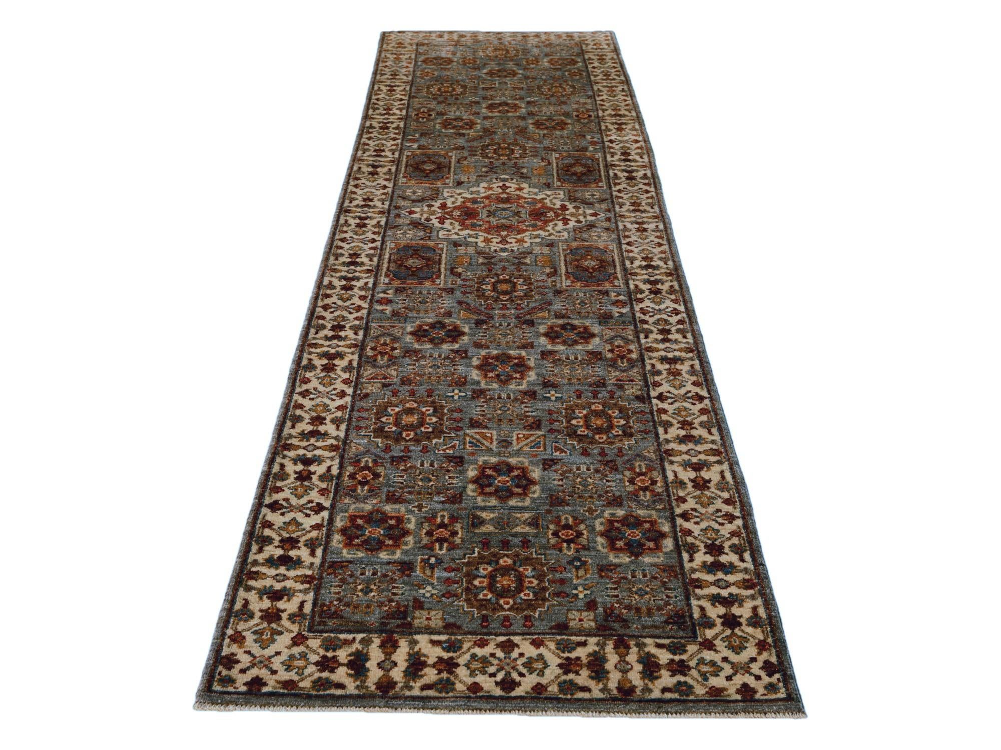 2' 9 x 10' 1 Hand Knotted Mamluk Ziegler Runner Rug