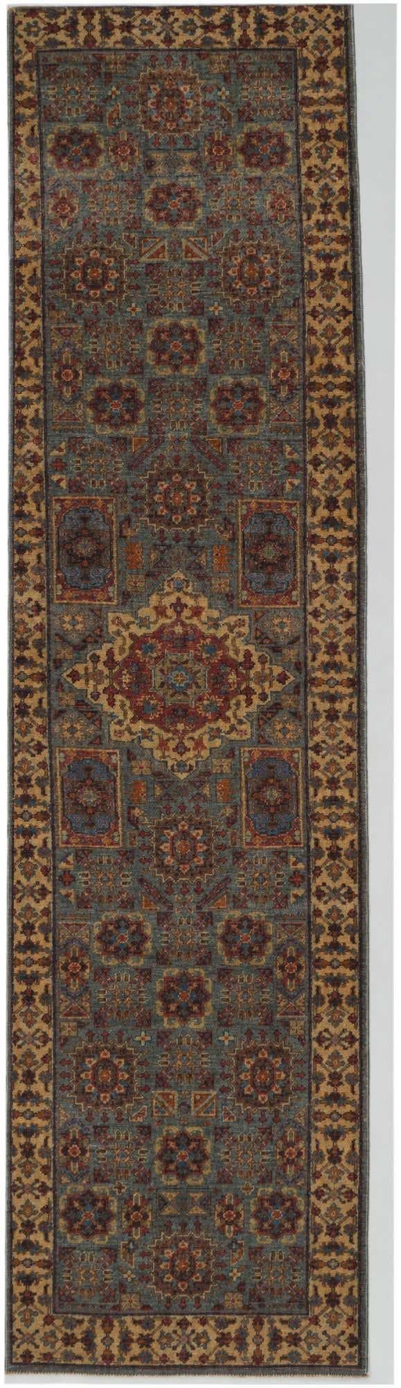 2' 9 x 10' 1 Hand Knotted Mamluk Ziegler Runner Rug