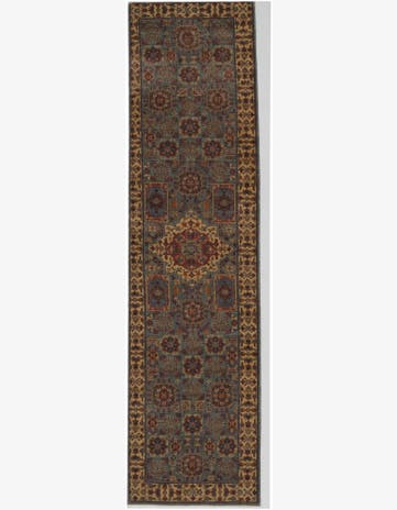 2' 9 x 10' 1 Hand Knotted Mamluk Ziegler Runner Rug