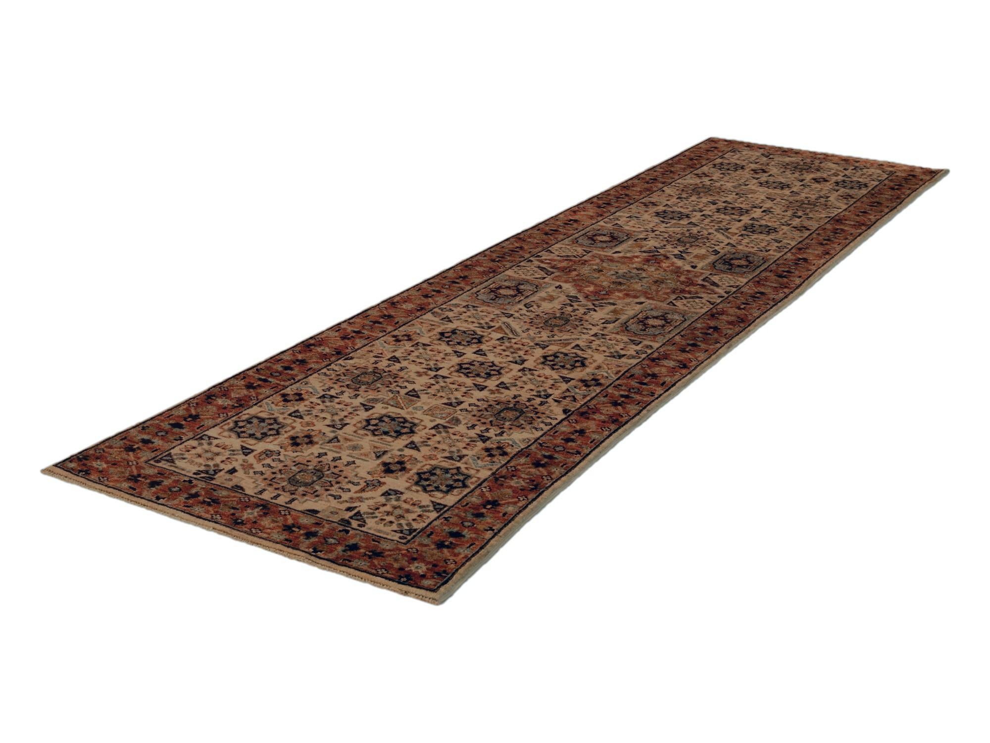 2' 8 x 9' 9 Hand Knotted Mamluk Ziegler Runner Rug