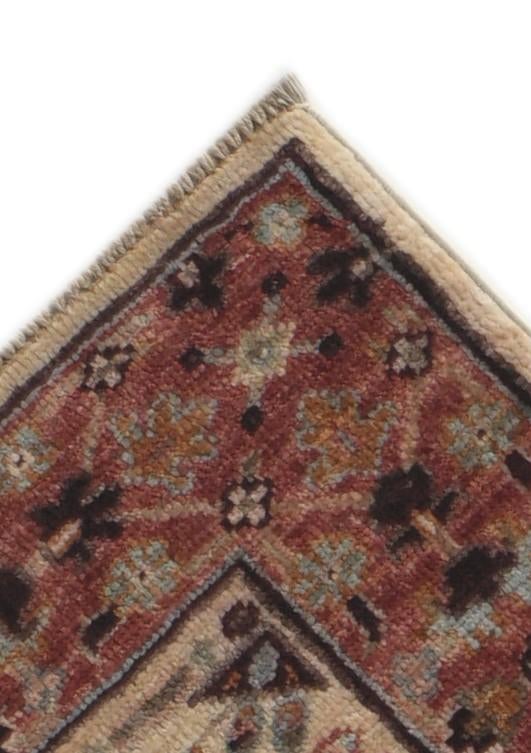 2' 8 x 9' 9 Hand Knotted Mamluk Ziegler Runner Rug