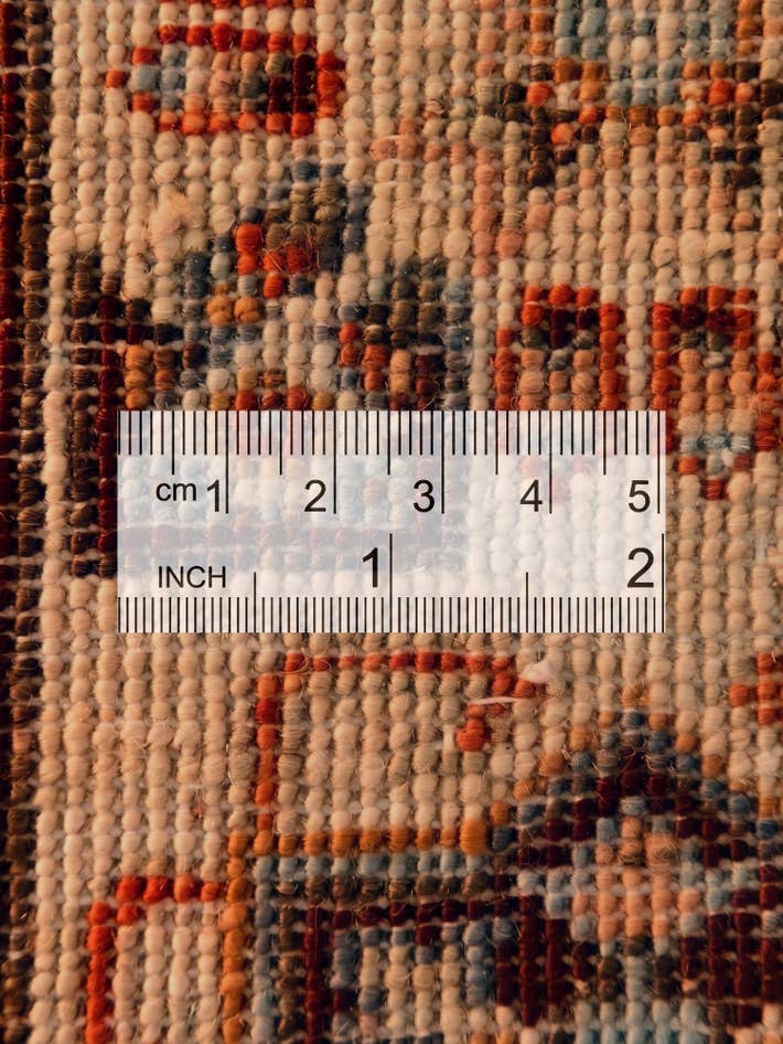 Detail image of 2' 8 x 9' 9 Hand Knotted Mamluk Ziegler Runner Rug