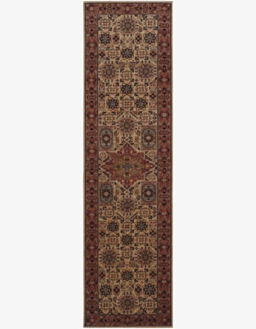 2' 8 x 9' 9 Hand Knotted Mamluk Ziegler Runner Rug