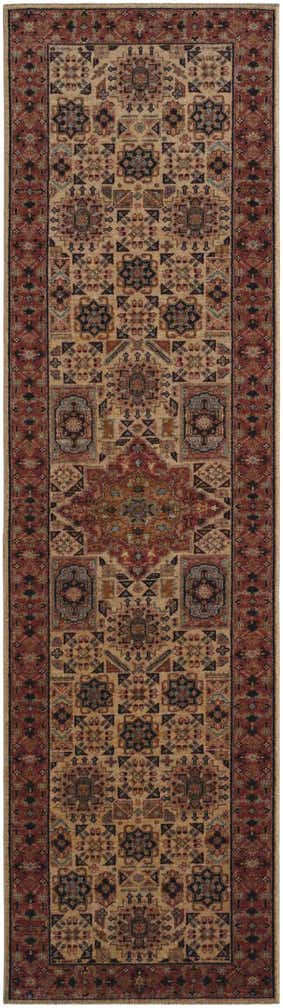 2' 8 x 9' 9 Hand Knotted Mamluk Ziegler Runner Rug