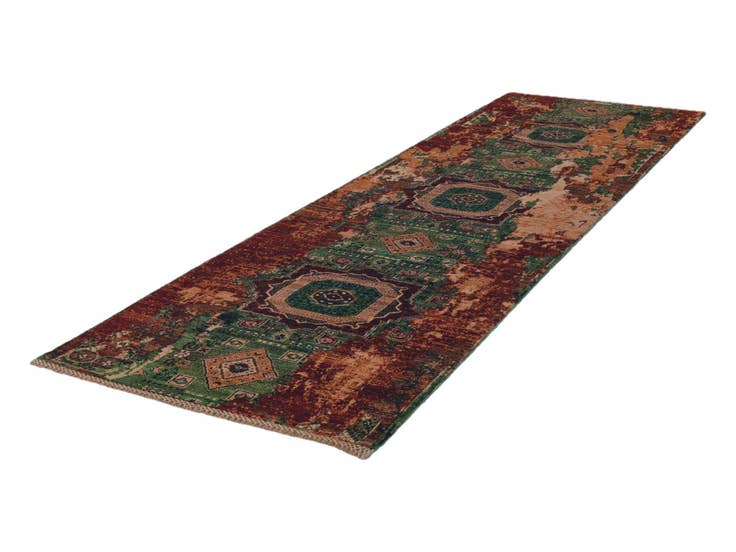 Detail image of 3' x 10' 1 Hand Knotted Mamluk Ziegler Runner Rug