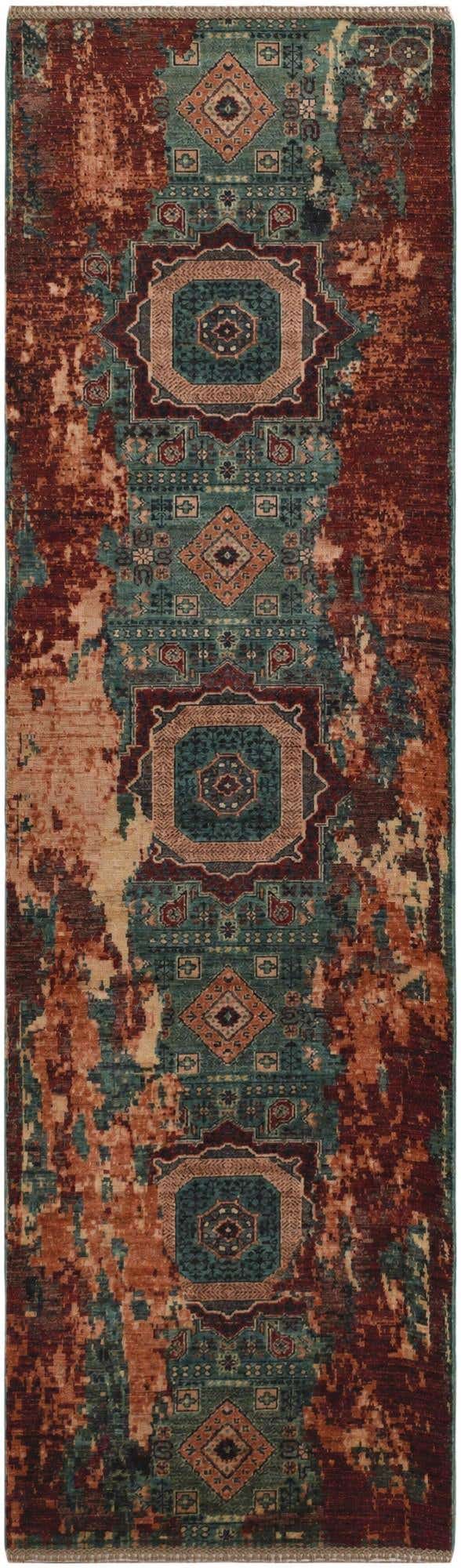 3' x 10' 1 Hand Knotted Mamluk Ziegler Runner Rug