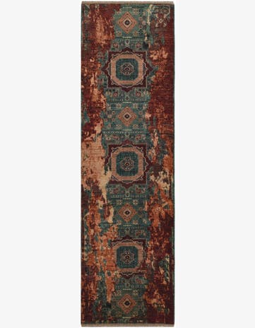3' x 10' 1 Hand Knotted Mamluk Ziegler Runner Rug