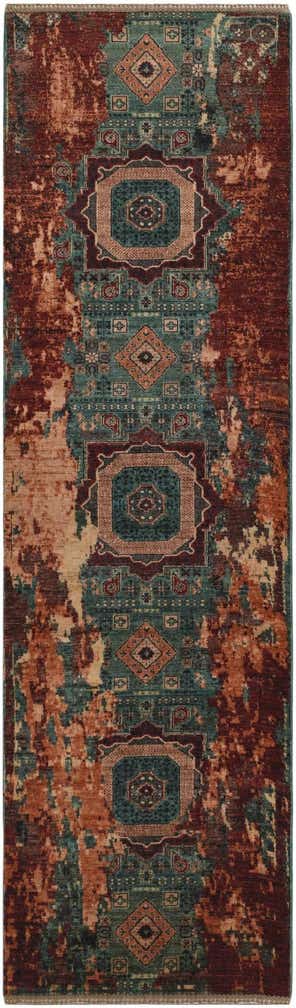 3' x 10' 1 Hand Knotted Mamluk Ziegler Runner Rug