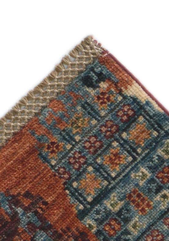 3' x 10' 4 Hand Knotted Mamluk Ziegler Runner Rug