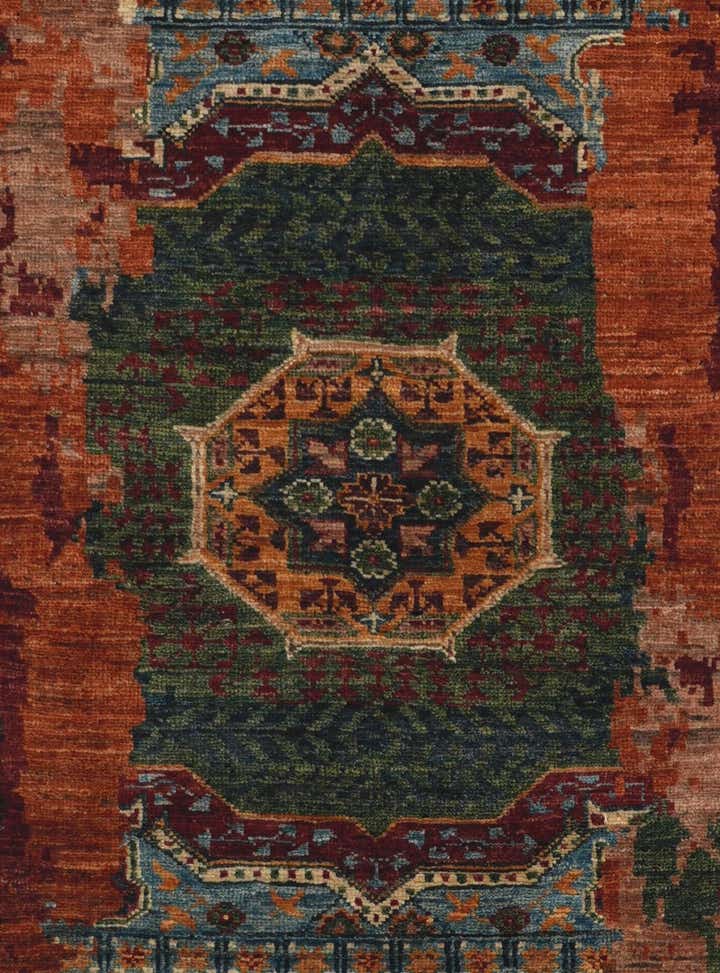 3' x 10' 4 Hand Knotted Mamluk Ziegler Runner Rug