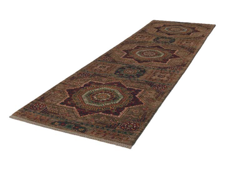 2' 9 x 9' 9 Hand Knotted Mamluk Ziegler Runner Rug