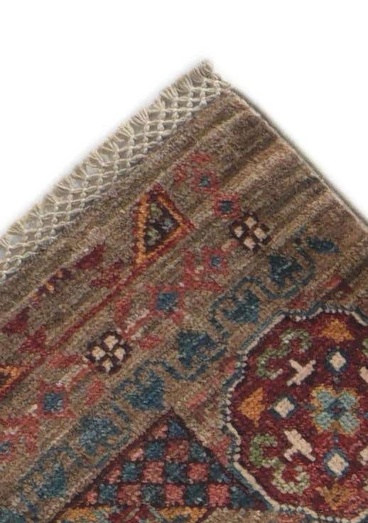 2' 9 x 9' 9 Hand Knotted Mamluk Ziegler Runner Rug