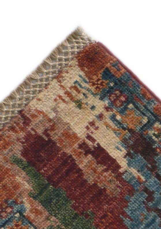 3' x 10' 4 Hand Knotted Mamluk Ziegler Runner Rug