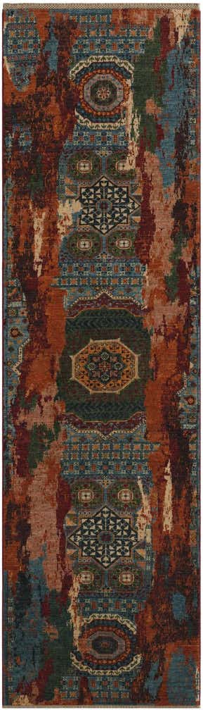 3' x 10' 4 Hand Knotted Mamluk Ziegler Runner Rug