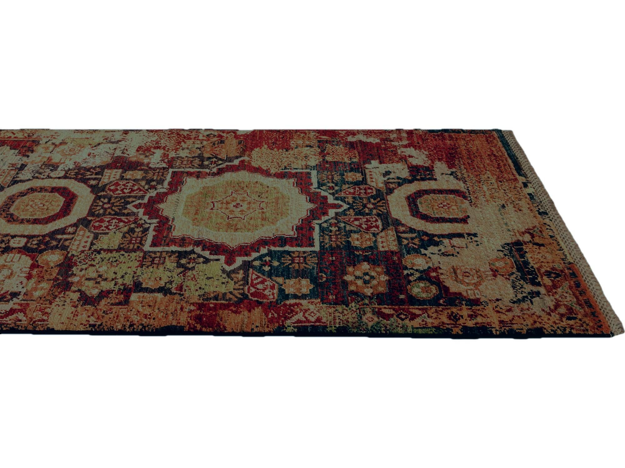 2' 7 x 9' 8 Hand Knotted Mamluk Ziegler Runner Rug