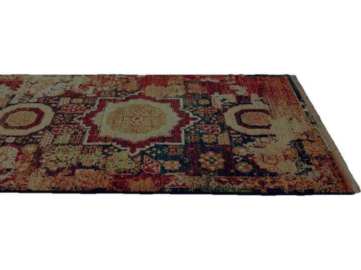 2' 7 x 9' 8 Hand Knotted Mamluk Ziegler Runner Rug