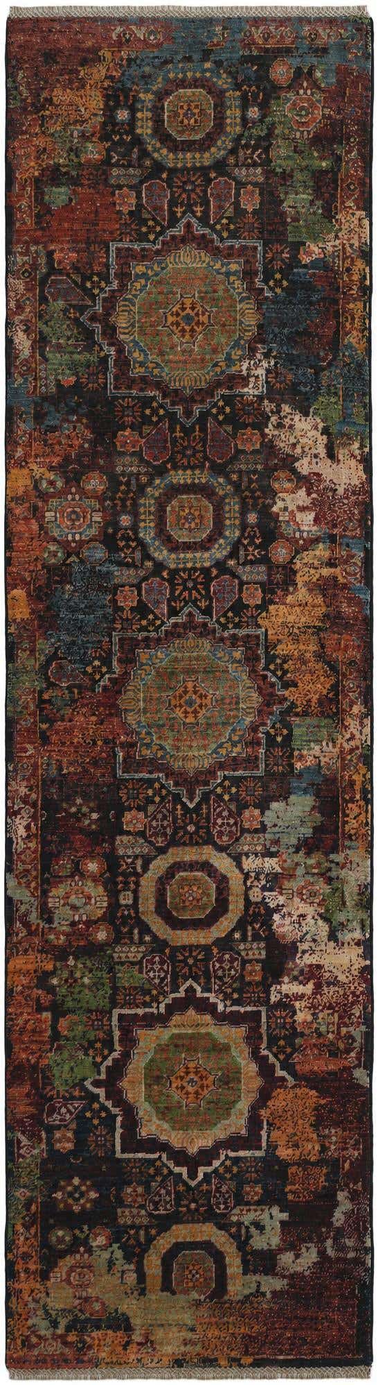 2' 7 x 9' 8 Hand Knotted Mamluk Ziegler Runner Rug