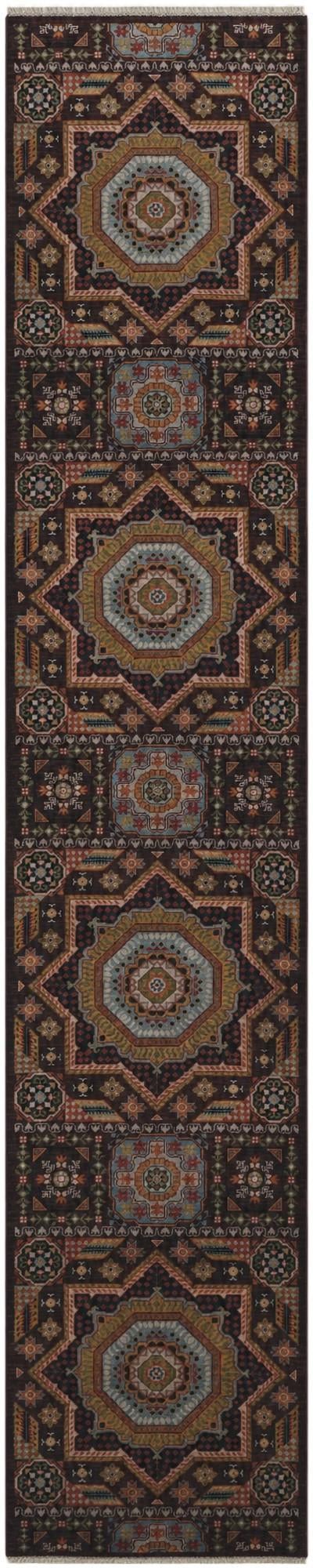 2' 8 x 13' 8 Hand Knotted Mamluk Ziegler Runner Rug